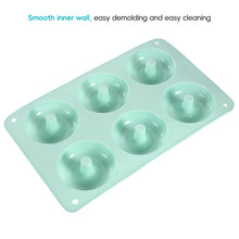 Load image into Gallery viewer, Food-Grade Thick Silicone Donut Mold Heat-Resistant Mochi Donuts Non-Stick Surface For Cake Chocolate &amp; Ice Cubes Baking and Crafts Tool
