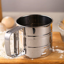 Load image into Gallery viewer, Stainless Steel Flour Sifter For Baking Powder Sugar Matcha Sifting Shaker Fine Mesh Flour Sifter Sieve Commercial-Grade Homemade Macarons
