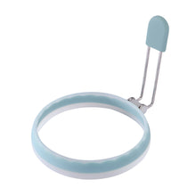 Load image into Gallery viewer, Collapsible Silicone Egg Mold Heat-Resistant Non-Scratch Pan Safe Non-Stick Egg Cooker Ring Leak-Proof Breakfast Maker Kitchen Tools
