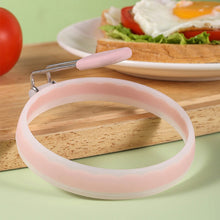 Load image into Gallery viewer, Collapsible Silicone Egg Mold Heat-Resistant Non-Scratch Pan Safe Non-Stick Egg Cooker Ring Leak-Proof Breakfast Maker Kitchen Tools
