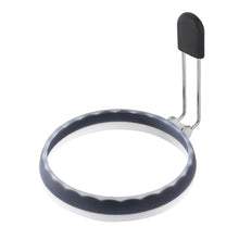 Load image into Gallery viewer, Collapsible Silicone Egg Mold Heat-Resistant Non-Scratch Pan Safe Non-Stick Egg Cooker Ring Leak-Proof Breakfast Maker Kitchen Tools
