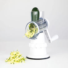 Load image into Gallery viewer, Hand-Crank Vegetable Cutter &amp; Slicer Manual Kitchen Cheese Chopper Machine With 3 Adjustable Sharp Drums Multi-Function Garlic Potato Shredder
