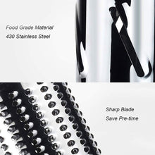 Load image into Gallery viewer, Hand-Crank Vegetable Cutter &amp; Slicer Manual Kitchen Cheese Chopper Machine With 3 Adjustable Sharp Drums Multi-Function Garlic Potato Shredder
