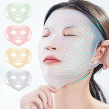 Load image into Gallery viewer, 3D Silicone Hydrating Face Mask Cover Reusable Lug Type Skincare Mask Holder for Sheet Masks &amp; Serums Absorption Travel-Friendly Skincare Tool
