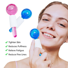 Load image into Gallery viewer, 1/2 PCS Ice Face Roller Ball Set Cryotherapy Facial Ice Globes Skin Tightening &amp; Puffiness Reduction Facial Massager for Face &amp; Eye Contouring
