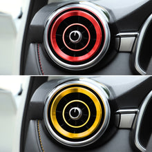 Load image into Gallery viewer, 4Pcs Car Air Outlet Cover Interior Parts Circle Mouldings Chrome AC Frame Trim Decoration Accessories Auto For MG ZS MG6 2017-2020 ﻿
