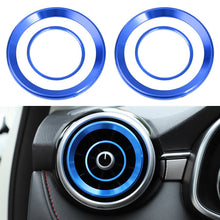 Load image into Gallery viewer, 4Pcs Car Air Outlet Cover Interior Parts Circle Mouldings Chrome AC Frame Trim Decoration Accessories Auto For MG ZS MG6 2017-2020 ﻿
