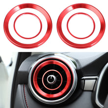 Load image into Gallery viewer, 4Pcs Car Air Outlet Cover Interior Parts Circle Mouldings Chrome AC Frame Trim Decoration Accessories Auto For MG ZS MG6 2017-2020 ﻿
