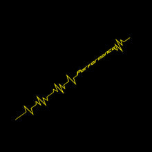 Load image into Gallery viewer, 56cm Car Vinyl Reflective Performance Heartbeat Line Sticker Windshield Windscreen Bumper Hood Decor Decal Auto Vehicle Decoraion
