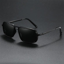 Load image into Gallery viewer, Vintage Retro Men's Punk Sunglasses Double Bridge Thick Metal Frame UV400 Lenses Motorcycle Riding Sunglasses
