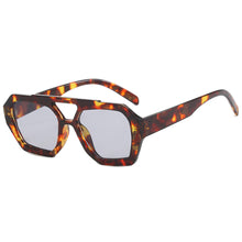 Load image into Gallery viewer, Retro Double Bridge Sunglasses Unique Polygonal Frame Vintage Unisex Sunglasses Outdoor Streetwear Accessories
