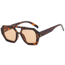 Load image into Gallery viewer, Retro Double Bridge Sunglasses Unique Polygonal Frame Vintage Unisex Sunglasses Outdoor Streetwear Accessories
