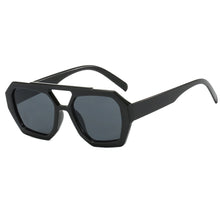 Load image into Gallery viewer, Retro Double Bridge Sunglasses Unique Polygonal Frame Vintage Unisex Sunglasses Outdoor Streetwear Accessories
