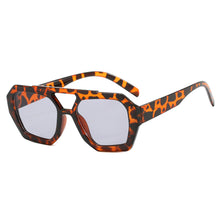Load image into Gallery viewer, Retro Double Bridge Sunglasses Unique Polygonal Frame Vintage Unisex Sunglasses Outdoor Streetwear Accessories
