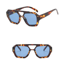 Load image into Gallery viewer, Retro Double Bridge Sunglasses Unique Polygonal Frame Vintage Unisex Sunglasses Outdoor Streetwear Accessories
