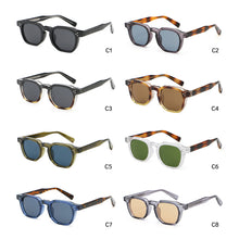 Load image into Gallery viewer, Retro Square Frame Sunglasses Colorful Chic Sunglasses Fashion Unisex Shades for Streetwear Party Business Festival Gift
