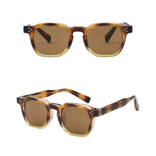 Load image into Gallery viewer, Retro Square Frame Sunglasses Colorful Chic Sunglasses Fashion Unisex Shades for Streetwear Party Business Festival Gift
