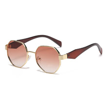 Load image into Gallery viewer, Modern Polygonal Women's Sunglasses Men Square Metal Frame Sun Glasses Retro Chic Shades for Driving Outdoor

