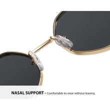 Load image into Gallery viewer, Modern Polygonal Women's Sunglasses Men Square Metal Frame Sun Glasses Retro Chic Shades for Driving Outdoor
