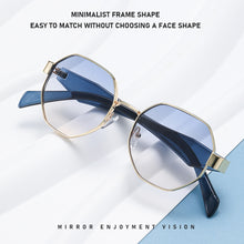 Load image into Gallery viewer, Modern Polygonal Women's Sunglasses Men Square Metal Frame Sun Glasses Retro Chic Shades for Driving Outdoor
