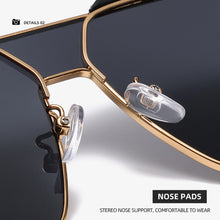 Load image into Gallery viewer, Double Bridge Sunglasses Oversized Polygonal Frame Fashion-Forward UV400 Shades Retro Modern Unisex Sun Glasses for Streetwear Outdoor
