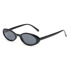 Load image into Gallery viewer, Jelly Oval Women's Sunglasses Small Frame Vintage Chic Sun Glasses Retro Translucent Teardrop Shades for Beach Outfits
