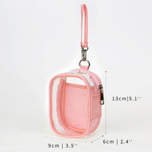 Load image into Gallery viewer, For 17cm Labubu V2 V3 15cm Cotton Doll Outfit Crossbody Pain Bag PVC Storage Bag Dolls Display Bag
