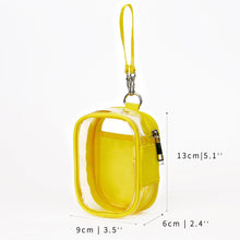 Load image into Gallery viewer, For 17cm Labubu V2 V3 15cm Cotton Doll Outfit Crossbody Pain Bag PVC Storage Bag Dolls Display Bag
