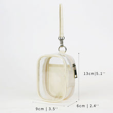 Load image into Gallery viewer, For 17cm Labubu V2 V3 15cm Cotton Doll Outfit Crossbody Pain Bag PVC Storage Bag Dolls Display Bag
