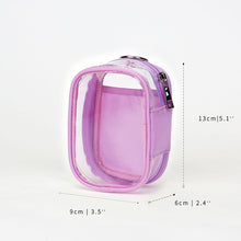 Load image into Gallery viewer, For 17cm Labubu V2 V3 15cm Cotton Doll Outfit Crossbody Pain Bag PVC Storage Bag Dolls Display Bag
