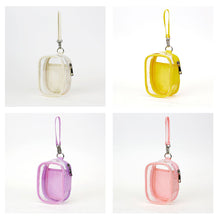 Load image into Gallery viewer, For 17cm Labubu V2 V3 15cm Cotton Doll Outfit Crossbody Pain Bag PVC Storage Bag Dolls Display Bag
