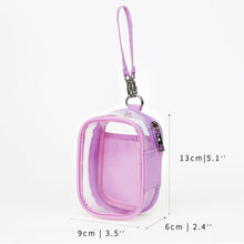 Load image into Gallery viewer, For 17cm Labubu V2 V3 15cm Cotton Doll Outfit Crossbody Pain Bag PVC Storage Bag Dolls Display Bag
