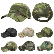 Load image into Gallery viewer, Tactical Camouflage Baseball Cap Summer Sun Hats Baseball Caps Breathable Fishing Hat For Camouflage Hiking Hat Trucker
