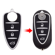 Load image into Gallery viewer, 3 Buttons Car Remote Key Shell Key Pad Rubber for Alfa Romeo 156/159 /mito/giulietta/gt/4c Accessories For Girls
