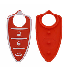 Load image into Gallery viewer, 3 Buttons Car Remote Key Shell Key Pad Rubber for Alfa Romeo 156/159 /mito/giulietta/gt/4c Accessories For Girls

