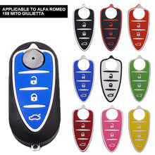 Load image into Gallery viewer, 3 Buttons Car Remote Key Shell Key Pad Rubber for Alfa Romeo 156/159 /mito/giulietta/gt/4c Accessories For Girls
