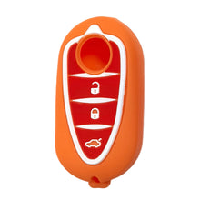 Load image into Gallery viewer, Car Remote Control Key Cover Holder Silicone For Alfa Romeo Giulietta Myth Junior 4C Romeo Mito Myth 159 GTO GTA Car Accessories
