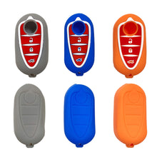 Load image into Gallery viewer, Car Remote Control Key Cover Holder Silicone For Alfa Romeo Giulietta Myth Junior 4C Romeo Mito Myth 159 GTO GTA Car Accessories
