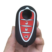 Load image into Gallery viewer, Car Remote Control Key Cover Holder Silicone For Alfa Romeo Giulietta Myth Junior 4C Romeo Mito Myth 159 GTO GTA Car Accessories
