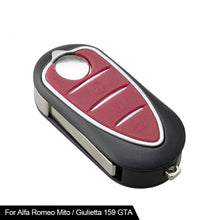 Load image into Gallery viewer, Car Remote Control Key Cover Holder Key Housing 3 Buttons Fit for Alfa Romeo Mito / Giulietta 159 GTA Car Accessories
