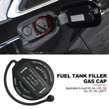 Load image into Gallery viewer, Car Fuel Tank Filler Gas Cap Car Fuel Tank Cap for Audi S5 A3 A4 A6 A8 ABS for VW Tiguan Golf Jetta 5Q0201550L 5C0201550T
