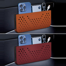 Load image into Gallery viewer, Car Net Storage Bag Car Mounted Mobile Phone Bill Card Holder Car General Storage Box Multi-Functional Storage Bag Hanging Bag
