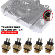 Load image into Gallery viewer, M16 65/75/80/90/95° Copper Motorcycle Water Temp Sensor Radiator Coolant Fan Water Temperature Thermostat Switch

