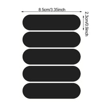 Load image into Gallery viewer, 4/5/6Pcs Set Motorcycle Helmets Invisible Black Rectangle Reflective Stickers Simple And Effective Reflective Tape For Helmets Bikes
