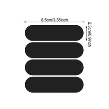 Load image into Gallery viewer, 4/5/6Pcs Set Motorcycle Helmets Invisible Black Rectangle Reflective Stickers Simple And Effective Reflective Tape For Helmets Bikes
