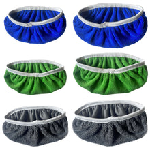 Load image into Gallery viewer, Thickened Elastic Band Flat Mop Pads Coral Fleece/Microfiber/Chenille Replacement Rotary Sweeper Mop Washable Wet Mopping Cloth for Floor Cleaning
