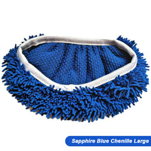 Load image into Gallery viewer, Thickened Elastic Band Flat Mop Pads Coral Fleece/Microfiber/Chenille Replacement Rotary Sweeper Mop Washable Wet Mopping Cloth for Floor Cleaning
