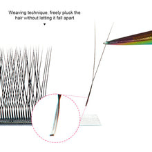 Load image into Gallery viewer, Black Y Shaped 2D YY Ultra-thin Lash Extension Premade Fans Eyelashes Extensions Single Tip Natural Soft Light False Eyelashes
