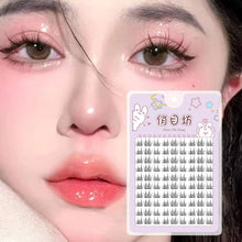 Load image into Gallery viewer, Black Sunflower False Eyelashes Natural Manga Lashes Anime Eyelashes Large Capacity Eyelashes Extension 8-13mm
