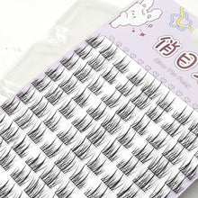 Load image into Gallery viewer, Black Sunflower False Eyelashes Natural Manga Lashes Anime Eyelashes Large Capacity Eyelashes Extension 8-13mm
